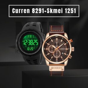 CURREN 8291+SKMEI 1251