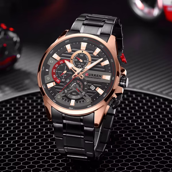 CURREN 8415 NEGRO DORADO