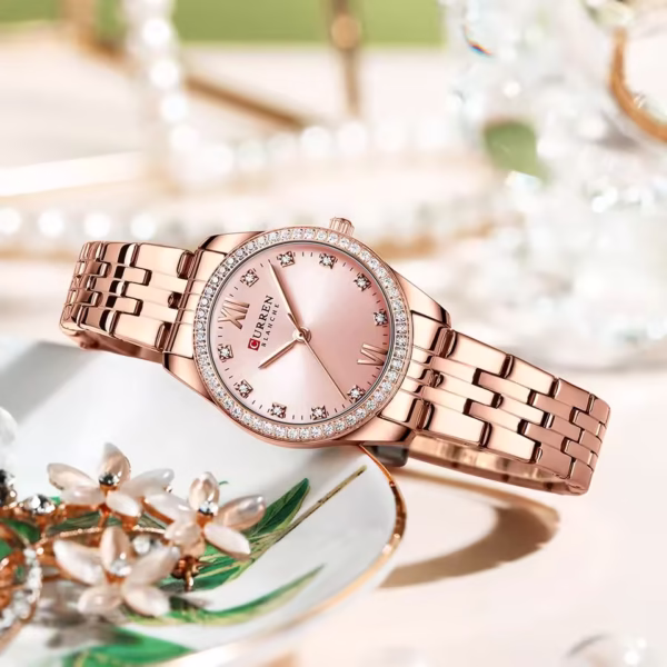 CURREN 9086 ORO ROSA MUJER